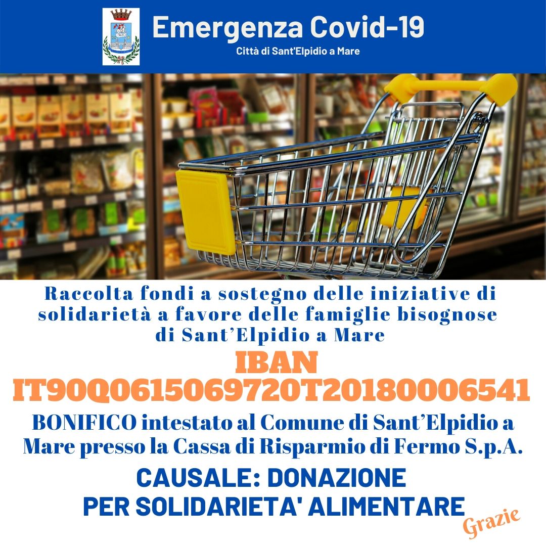 CORONAVIRUS - RACCOLTA FONDI